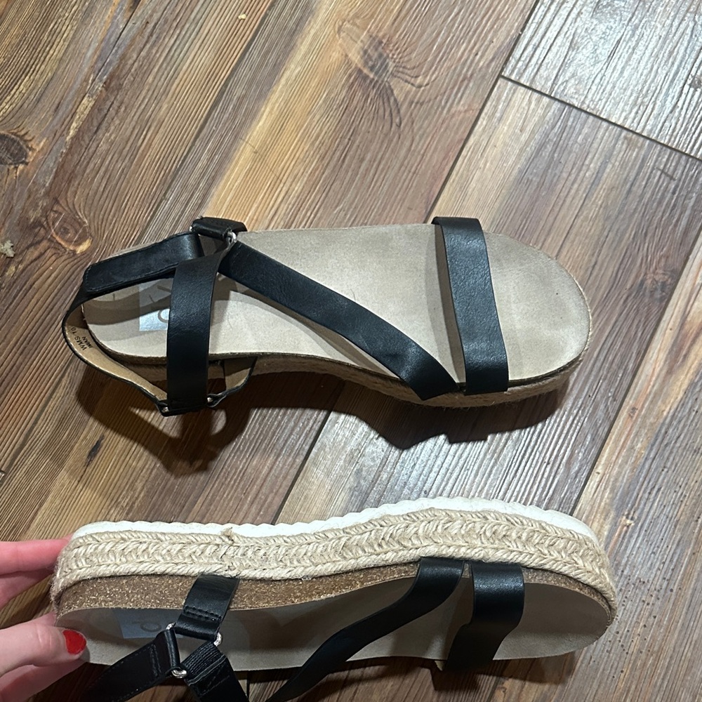 DV by Dolce Vita Black Espadrille Sandals